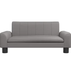 vidaXL Hundbädd grå 70x45x30 cm konstläder