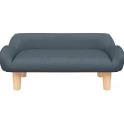 vidaXL Hundbädd mörkgrå 70x40x24 cm tyg