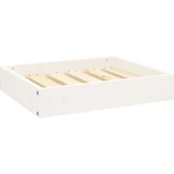 Clearance vidaXL Hundbädd 51,5x44x9 cm massiv furu Vit