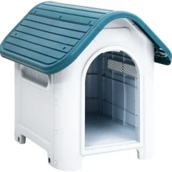 Discount vidaXL Hundkoja 59x75x66 cm polypropylen Blå