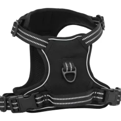 Online vidaXL Hundsele med koppel & krage Justerbar S Svart