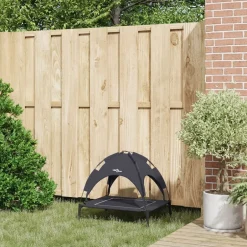 Discount vidaXL Hundsäng 63 x 49,5 x 60 cm Stål Svart