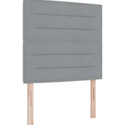 Clearance vidaXL Huvudgavel 80 cm tyg Ljusgrå