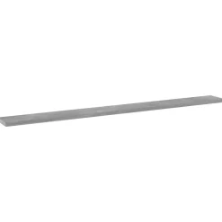 vidaXL Hyllplan 4 st betonggrå 100x10x1,5 cm konstruerat trä