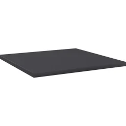 vidaXL Hyllplan 8 st grå 40x40x1,5 cm konstruerat trä