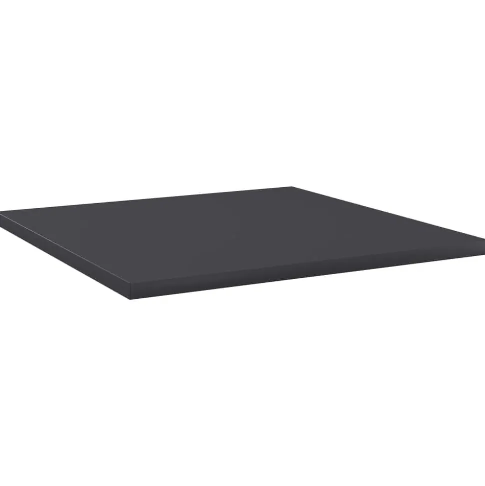 vidaXL Hyllplan 8 st grå 40x40x1,5 cm konstruerat trä