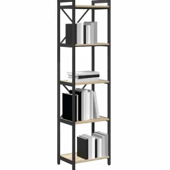 Sale vidaXL Hyllsystem Sonoma-ek 40 x 30 x 155 cm Konstruerat trä Sonoma ek