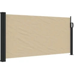 vidaXL Indragbar sidomarkis beige 100x300 cm