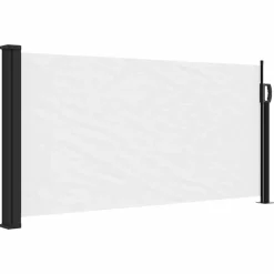 vidaXL Indragbar sidomarkis vit 100x300 cm