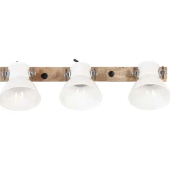 vidaXL Industriell vägglampa vit 65x25 cm E27