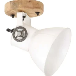 vidaXL Industriell vägglampa/taklampa 2 st vit 20x25 cm E27
