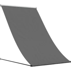 Clearance vidaXL Infällbar markis 100x150 cm tyg och stål Antracit