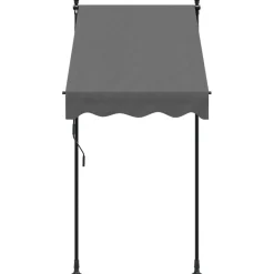 vidaXL Infällbar markis antracit 100x150 cm tyg och stål