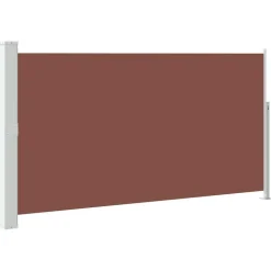 vidaXL Infällbar sidomarkis 160 x 300 cm brun