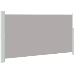 vidaXL Infällbar sidomarkis för uteplats 160 x 300 cm grå