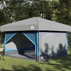 vidaXL Inre Tält 7-Person med tak Blå och grå 300 x 300 x 250 cm