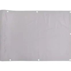 vidaXL Insynsskydd för balkong grå 300x75 cm PVC