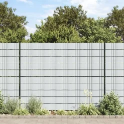 Sale vidaXL Insynsskydd för trädgården 10 st 252,5x19 cm PVC Ljusgrå