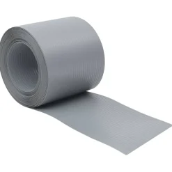 vidaXL Insynsskydd för trädgården 10 st PVC 252,5x19 cm grå
