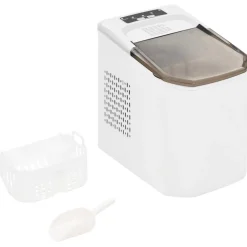 Hot vidaXL Ismaskin 1,4 L 15 kg / 24 h Vit