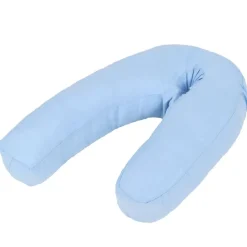 New vidaXL J-formad gravidkudde 54x(36-43) cm Blå