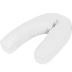 Hot vidaXL J-formad gravidkudde 54x(36-43) cm Vit