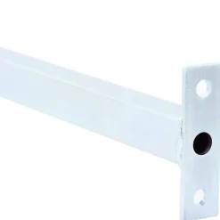 vidaXL Justerbar fönstersäkerhetsstång 6 pcs Silver Stål