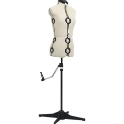 Discount vidaXL Justerbar provdocka dam gräddvit S stl 33-40 Kräm