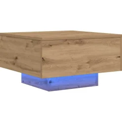 Outlet vidaXL Kaffeebord 55 x 55 x 31 cm Konstruerat trä artisan ek