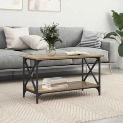 Online vidaXL Kaffeebord 80 x 45 x 45.5 cm Konstruerat trä artisan ek