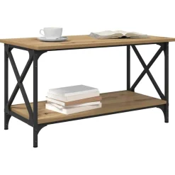 Online vidaXL Kaffeebord 80 x 45 x 45.5 cm Konstruerat trä artisan ek