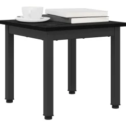 Hot vidaXL Kaffeebord 40 x 40 x 36 cm Konstruerat trä Svart ek
