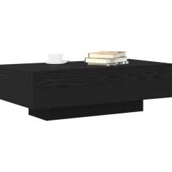 vidaXL Kaffeebord Svart Ek 100 x 49,5 x 31 cm Konstruerat trä
