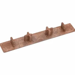 vidaXL Kantlist 10 st brun plast