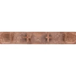 vidaXL Kantlist 10 st brun plast