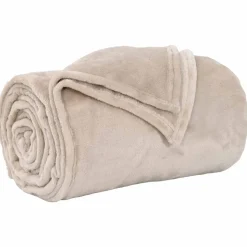 vidaXL Kastfilt Beige 130 x 150 cm Fleece