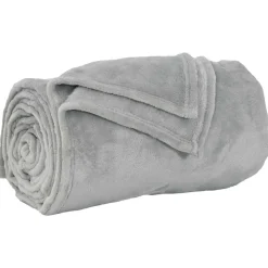 vidaXL Kastfilt Grå 130 x 150 cm Fleece