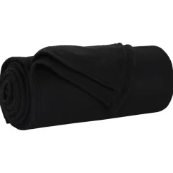 Online vidaXL Kastfilt 170 x 130 cm Fleece Svart