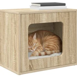 vidaXL Katt hus Sonoma 51 x 30 x 42,5 cm Konstruerat trä