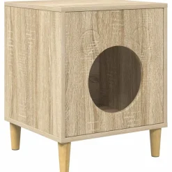 vidaXL Katt hus Sonoma 42,5 x 40 x 53 cm Konstruerat trä