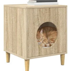 vidaXL Katt hus Sonoma 42,5 x 40 x 53 cm Konstruerat trä