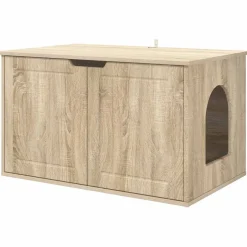 vidaXL Katt hus Sonoma 85 x 55 x 50,5 cm Konstruerat trä