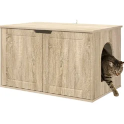 vidaXL Katt hus Sonoma 85 x 55 x 50,5 cm Konstruerat trä
