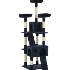 Outlet vidaXL Katträd med klöspelare i sisal 170 cm Blå