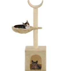 Online vidaXL Katträd med klöspelare och 105 cm Beige