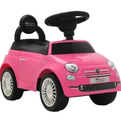 vidaXL Åkbil Fiat 500 rosa