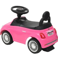 vidaXL Åkbil Fiat 500 rosa