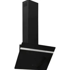 Hot vidaXL Köksfläkt 60 cm stål och härdat glas Svart