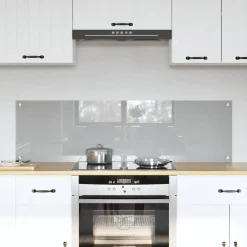 vidaXL Köksskydd 2 pcs Ljusgrå 70 x 40 cm härdat glas