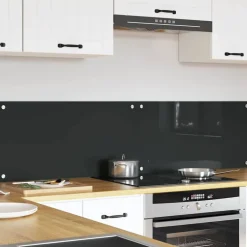 Sale vidaXL Köksskydd 2 pcs 80 x 40 cm härdat glas Mörkgrå